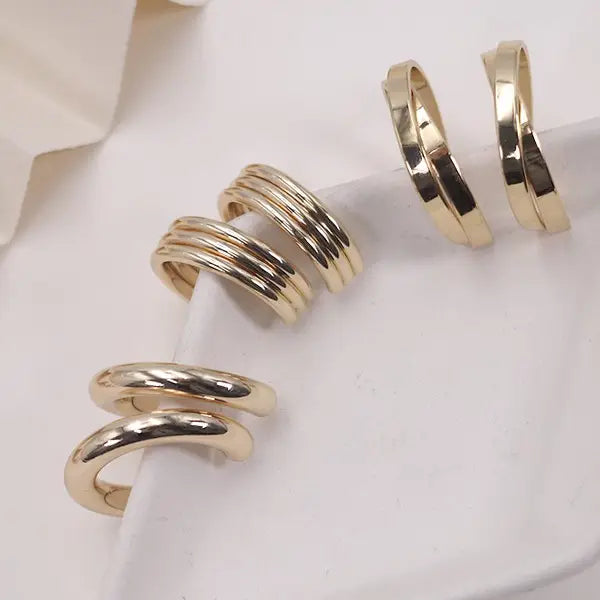 Classic Hoop Trio Earrings