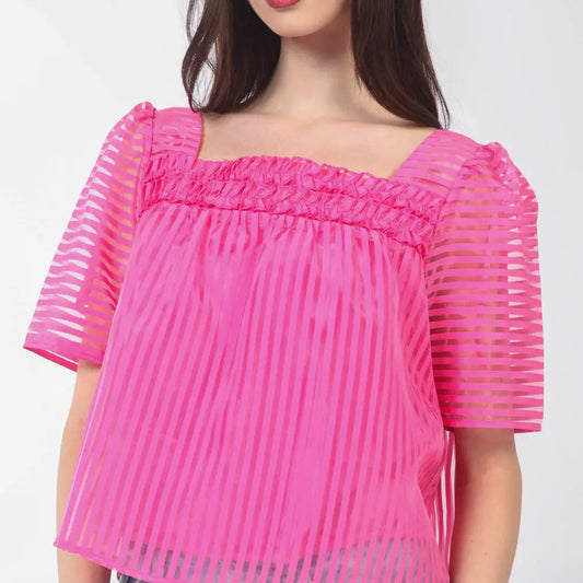 The Madison Top | Pink