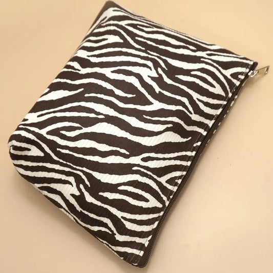 Travel Cosmetic Bag | Zebra
