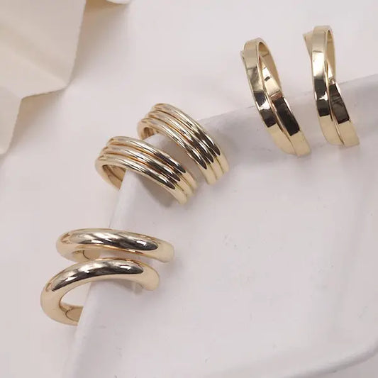 Classic Hoop Trio Earrings