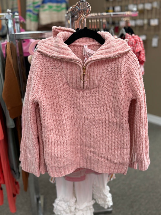 Toddler Quarter Zip Sweater