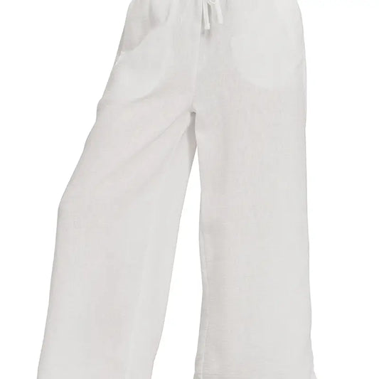 Linen Pants | White