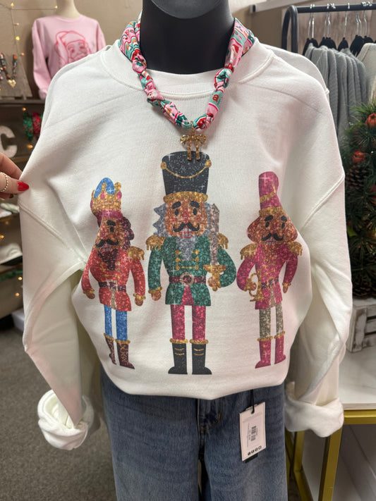 Glitzy Nutcracker Sweatshirt