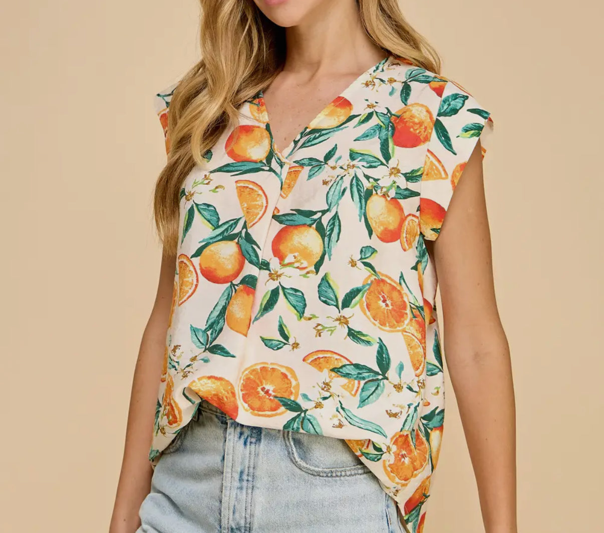 Summertime Top | Oranges