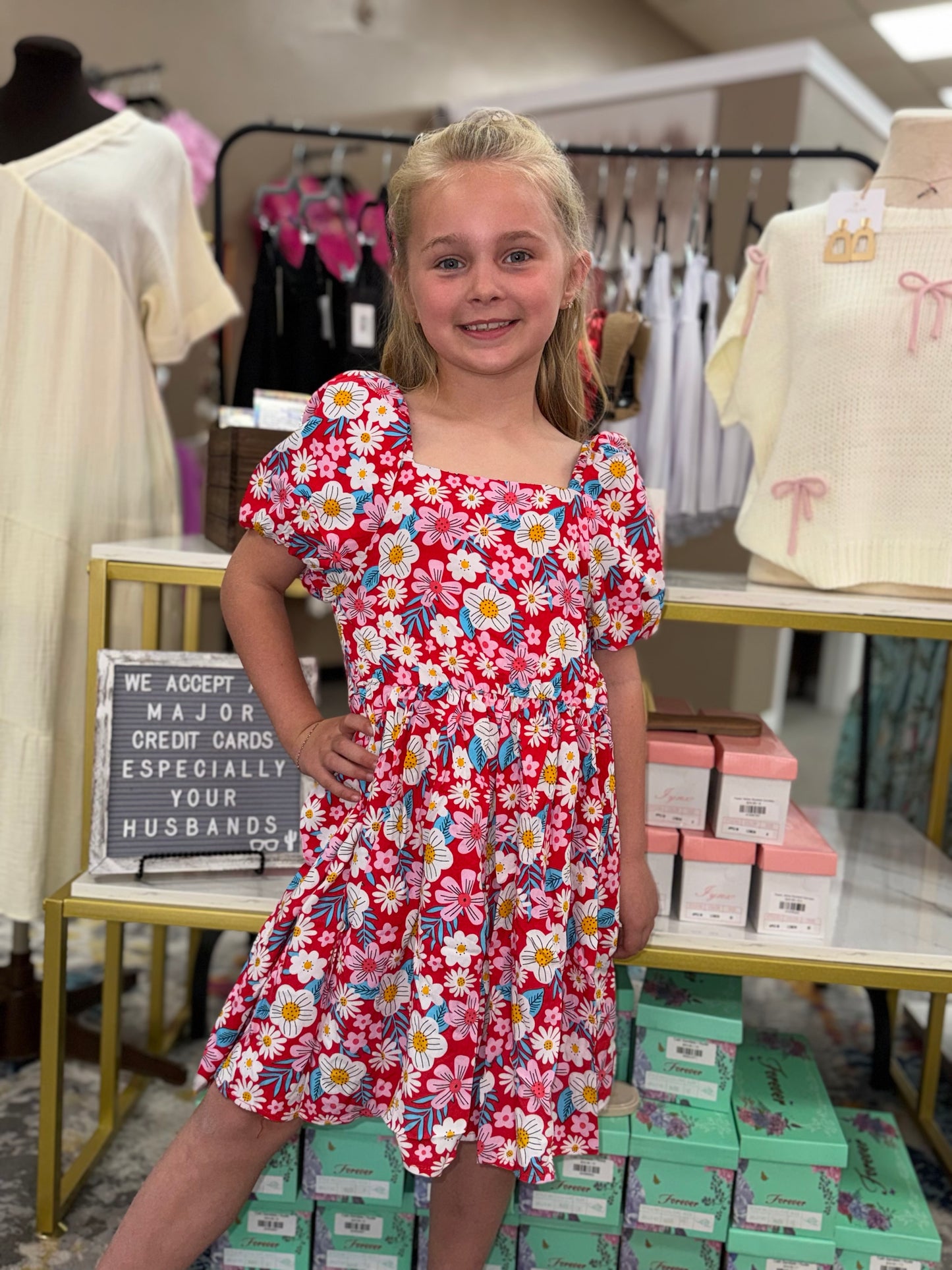 Girls Floral Dress