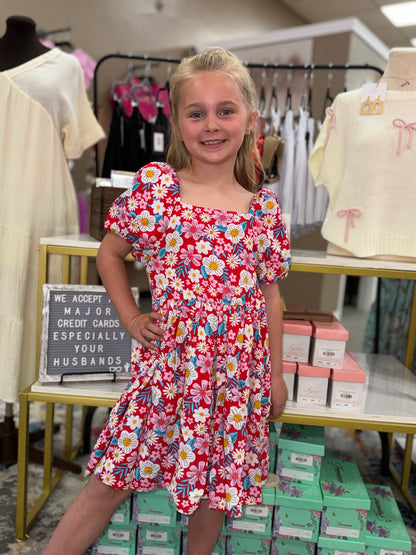 Girls Floral Dress