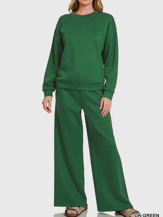 Scuba Pullover & Pants Set | Kelly Green