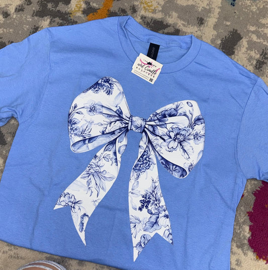 Carolina Blue Bow | DTF