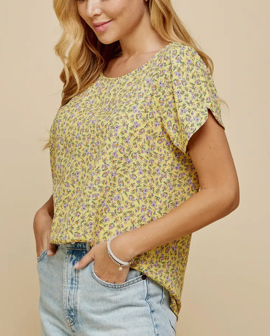 Soft Floral Top