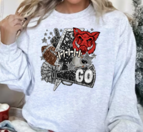 Faux Sequins Razorbacks